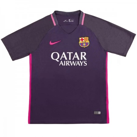 Fotbalové dres Barcelona 2016-17 Retro Venkovní Krátký Rukáv