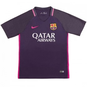 Fotbalové dres Barcelona Messi 10 2016-17 Retro Venkovní Krátký Rukáv