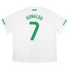 Fotbalové dres Portugalsko Ronaldo 7 2010 Retro Venkovní Krátký Rukáv