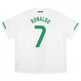 Fotbalové dres Portugalsko Ronaldo 7 2010 Retro Venkovní Krátký Rukáv