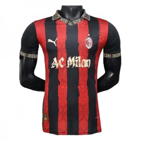 Fotbalové dres AC Milán 2025-26 Červená Krátký Rukáv