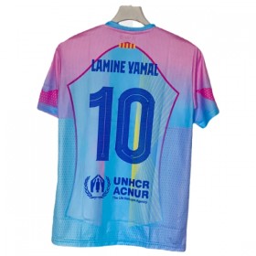 Fotbalové dres Barcelona Lamine Yamal 10 2025-26 Modrá Krátký Rukáv
