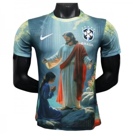Fotbalové dres Brazílie x Christ 2025 Krátký Rukáv