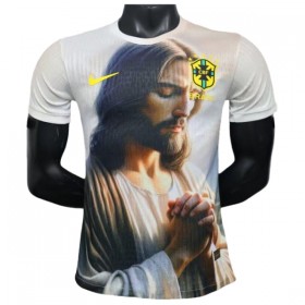 Fotbalové dres Brazílie x Praying 2025 Krátký Rukáv