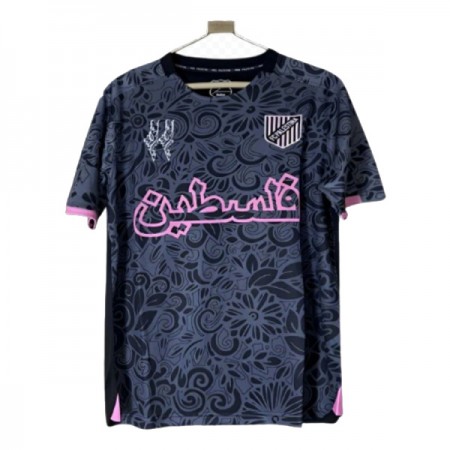 Fotbalové dres FC Palestina X Farrah Azam 2025-26 Černá Krátký Rukáv