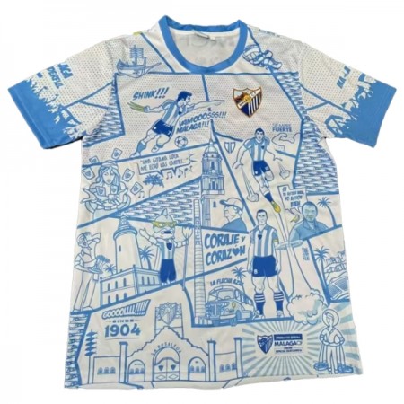 Fotbalové dres Malaga 2025-26 Krátký Rukáv