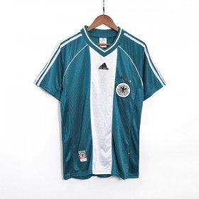 Fotbalové dres Německo Retro Venkovní 1998 Krátký Rukáv