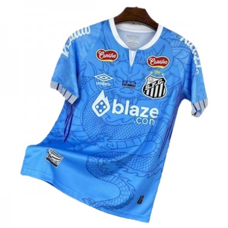 Fotbalové dres Santos FC Dragon 2025-26 Modrá Krátký Rukáv