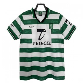 Fotbalové dres Sporting CP 1999-2000 Domácí Krátký Rukáv