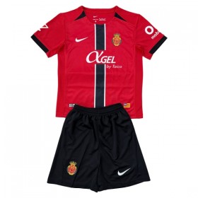 Fotbalový Komplet RCD Mallorca Dětské Domácí 2025-26 Krátký Rukáv (+ trenýrky)