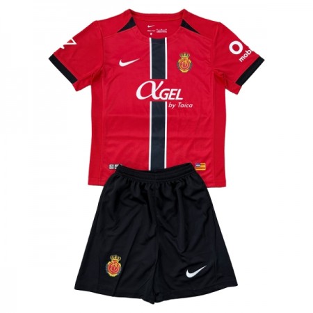 Fotbalový Komplet RCD Mallorca Dětské Domácí 2025-26 Krátký Rukáv (+ trenýrky)