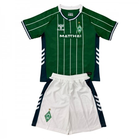 Fotbalový Komplet Werder Brémy Dětské Domácí 2025-26 Krátký Rukáv (+ trenýrky)
