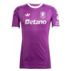 Fotbalové dres Aston Villa Brankářské 2025-26 Nachový Krátký Rukáv