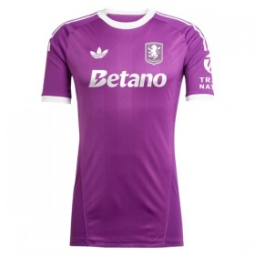 Fotbalové dres Aston Villa Brankářské 2025-26 Nachový Krátký Rukáv