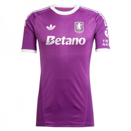 Fotbalové dres Aston Villa Brankářské 2025-26 Nachový Krátký Rukáv