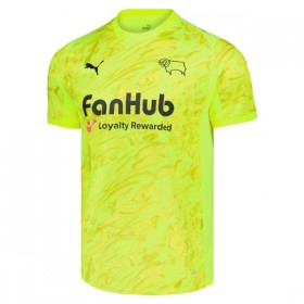 Fotbalové dres Derby County Brankářské 2025-26 Žlutá Krátký Rukáv