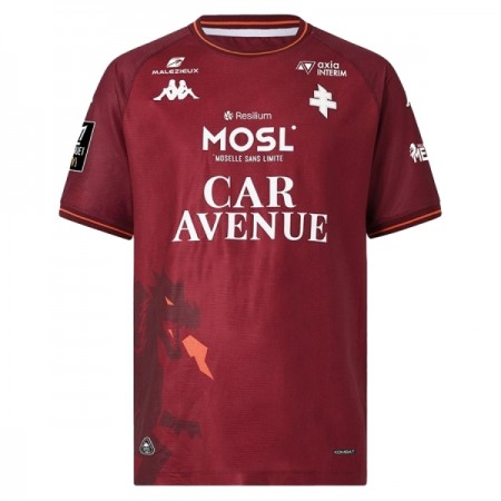 Fotbalové dres FC Metz Domácí 2025-26 Krátký Rukáv