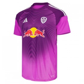 Fotbalové dres Leeds United Brankářské 2025-26 Nachový Krátký Rukáv