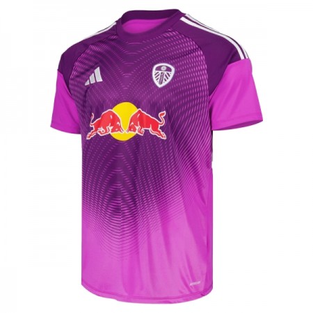 Fotbalové dres Leeds United Brankářské 2025-26 Nachový Krátký Rukáv