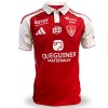 Fotbalové dres Stade Brestois Domácí 2025-26 Krátký Rukáv