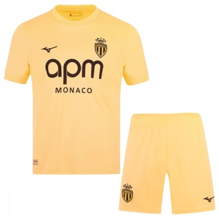 Fotbalový Komplet AS Monaco Dětské Alternativní 2025-26 Krátký Rukáv (+ trenýrky)