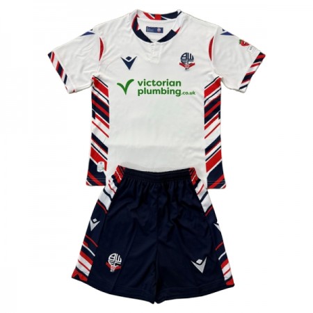 Fotbalový Komplet Bolton Wanderers Dětské Domácí 2025-26 Krátký Rukáv (+ trenýrky)