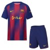 Fotbalový Komplet FC Barcelona x Ed Sheeran Dětské 2025-26 Krátký Rukáv (+ trenýrky)