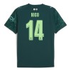 Fotbalové dres Manchester City Nico 14 EA Sport Čtvrtý 2025-26 Krátký Rukáv