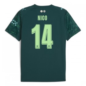 Fotbalové dres Manchester City Nico 14 EA Sport Čtvrtý 2025-26 Krátký Rukáv