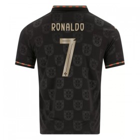 Fotbalové dres Portugalsko Black Panther Ronaldo 7 2025-26 Krátký Rukáv