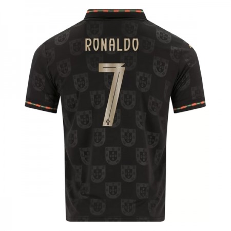 Fotbalové dres Portugalsko Black Panther Ronaldo 7 2025-26 Krátký Rukáv