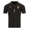 Fotbalové dres Portugalsko Black Panther Ronaldo 7 2025-26 Krátký Rukáv