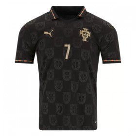 Fotbalové dres Portugalsko Black Panther Ronaldo 7 2025-26 Krátký Rukáv