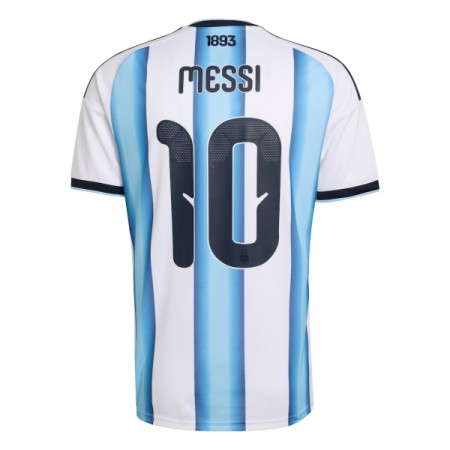 Fotbalové dres Argentina Messi 10 Domácí Mistrovství Světa 2026 Krátký Rukáv