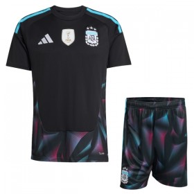 Fotbalový Komplet Argentina Brankářské Dětské Domácí Mistrovství Světa 2026 Krátký Rukáv (+ trenýrky)