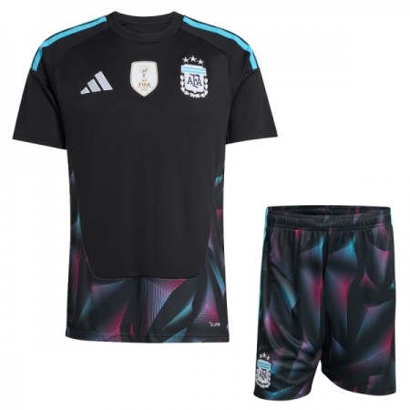 Fotbalový Komplet Argentina Brankářské Dětské Domácí Mistrovství Světa 2026 Krátký Rukáv (+ trenýrky)