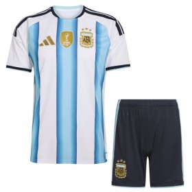 Fotbalový Komplet Argentina Dětské Domácí Mistrovství Světa 2026 Krátký Rukáv (+ trenýrky)