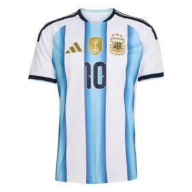 Fotbalový Komplet Argentina Messi 10 Dětské Domácí Mistrovství Světa 2026 Krátký Rukáv (+ trenýrky)