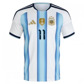 Fotbalové dres Argentina Di Maria 11 Domácí Mistrovství Světa 2026 Krátký Rukáv