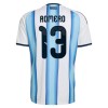 Fotbalové dres Argentina Romero 13 Domácí Mistrovství Světa 2026 Krátký Rukáv