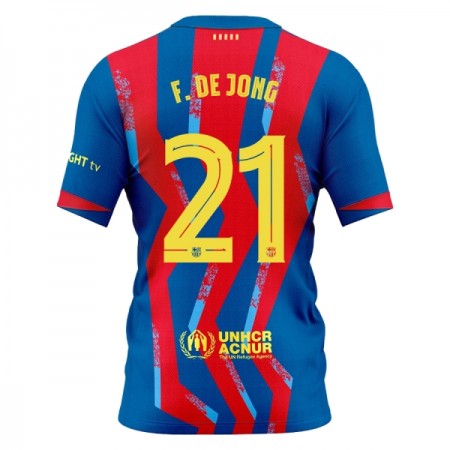 Fotbalové dres FC Barcelona F. De Jong 21 Čtvrtý 2025-26 Krátký Rukáv