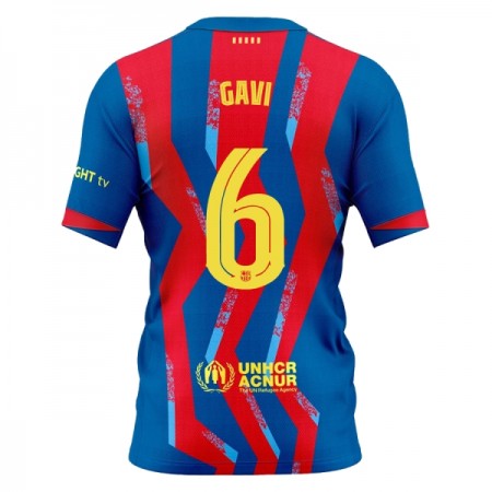 Fotbalové dres FC Barcelona Gavi 6 Čtvrtý 2025-26 Krátký Rukáv