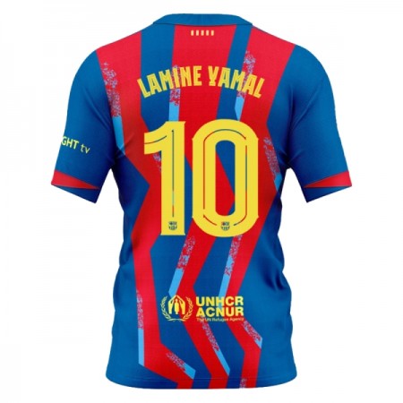 Fotbalové dres FC Barcelona Lamine Yamal 10 Čtvrtý 2025-26 Krátký Rukáv