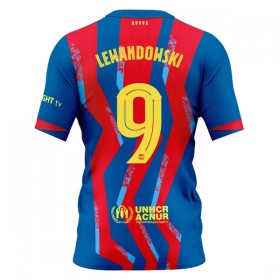 Fotbalové dres FC Barcelona Lewandowski 9 Čtvrtý 2025-26 Krátký Rukáv