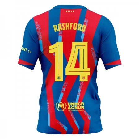 Fotbalové dres FC Barcelona Rashford 14 Čtvrtý 2025-26 Krátký Rukáv