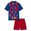 Fotbalový Komplet FC Barcelona Dětské Čtvrtý 2025-26 Krátký Rukáv (+ trenýrky)