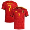 Fotbalové dres Belgie De Bruyne 7 Domácí Mistrovství Světa 2026 Krátký Rukáv