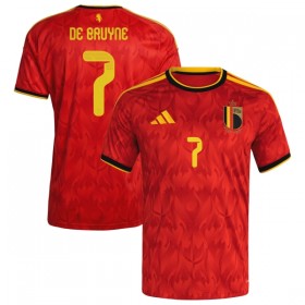 Fotbalové dres Belgie De Bruyne 7 Domácí Mistrovství Světa 2026 Krátký Rukáv