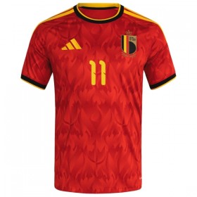 Fotbalové dres Belgie Doku 11 Domácí Mistrovství Světa 2026 Krátký Rukáv