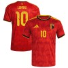 Fotbalové dres Belgie Lukaku 10 Domácí Mistrovství Světa 2026 Krátký Rukáv